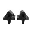 Nationwide Cornerstone 2 Self-Closing Nylon Hinge for Gates with 4D Self-Drilling Stainless Steel Screws (Black)