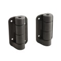 Nationwide Cornerstone 2 Heavy-Duty Self-Closing Hinge for Gates with 1" Leaf and 4D Self-Drilling Screws (Black) (Default)
