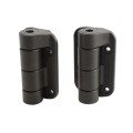 Nationwide Cornerstone 2 Heavy-Duty Self-Closing Hinge for Gates with 1" Leaf and 4D Self-Drilling Screws (Black) (Default)