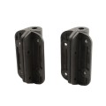 Nationwide Cornerstone 2 Heavy-Duty Self-Closing Hinge for Gates with 1" Leaf and 4D Self-Drilling Screws (Black) (Default)