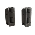 Nationwide Cornerstone 2 Heavy-Duty Self-Closing Hinge for Gates with 1" Leaf and 4D Self-Drilling Screws (Black) (Default)