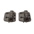 Nationwide Cornerstone 2 Heavy-Duty Adjustable Self-Closing 2" Hinge for Gates with 4D Stainless Steel Self-Drilling Scews (Black) (Default)