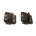 Nationwide Cornerstone 2 Heavy-Duty Adjustable Self-Closing 2" Hinge for Gates with 4D Stainless Steel Self-Drilling Scews (Black) (Default)
