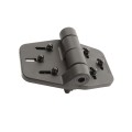 Nationwide Cornerstone 2 Heavy-Duty Fully Adjustable Gate Hinge with 4D Stainless Steel Self-Drilling Scews (Black) (Default)