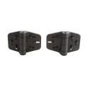 Nationwide Cornerstone 2 Heavy-Duty Fully Adjustable Gate Hinge with 4D Stainless Steel Self-Drilling Scews (Black) (Default)