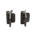 Nationwide Cornerstone 2 Heavy-Duty Fully Adjustable Gate Hinge with 4D Stainless Steel Self-Drilling Scews (Black) (Default)