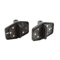 Nationwide Cornerstone 2 Heavy-Duty Fully Adjustable Gate Hinge with 4D Stainless Steel Self-Drilling Scews (Black) (Default)