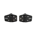 Nationwide Cornerstone 2 Heavy-Duty Fully Adjustable Gate Hinge with 4D Stainless Steel Self-Drilling Scews (Black) (Default)