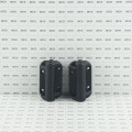 Nationwide Cornerstone Narrow Fixed Position Gate Hinge with 410 Stainless Steel Self-Drilling Screws (Black) - CH100N-4D-BK