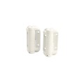 Nationwide Cornerstone Narrow Fixed Position Gate Hinge Pair with 410 Stainless Steel Self-Drilling Screws (White) - CH100N-4D-WH