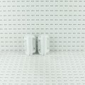 Nationwide Cornerstone Narrow Fixed Position Gate Hinge Pair with 410 Stainless Steel Self-Drilling Screws (White) - CH100N-4D-WH