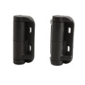 Nationwide Cornerstone Vertically Adjustable Self-Closing Gate Hinge For Ornamental Gate with Stainless Steel Self-Drilling 4D Screws (Black) (Default)
