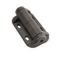 Nationwide Cornerstone Vertically Adjustable Self-Closing Gate Hinge For Ornamental Gate with Stainless Steel Self-Drilling 4D Screws (Black) (Default)
