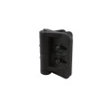 Nationwide Cornerstone Round Post Fully Adjustable Self-Closing Hinge with Stainless Steel Self-Drilling Screws (Black) - CH200F-SD-BK (Default)