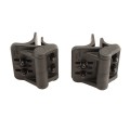 Nationwide Cornerstone Self-Closing Vertically Adjustable Gate Hinge For Round Posts and Frames with Self-Drilling Screws (Black)