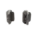 Nationwide Cornerstone 2 Heavy-Duty Adjustable Self-Closing Anti-Climb Design Gate Hinge Pair with 410 Stainless Steel Self-Drilling Screws (Black) - C2H300F-4D-BK (Default)