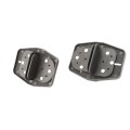 Nationwide Cornerstone 2 Heavy-Duty Adjustable Self-Closing Anti-Climb Design Gate Hinge Pair with 410 Stainless Steel Self-Drilling Screws (Black) - C2H300F-4D-BK (Default)