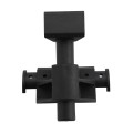 Nationwide Zip-Latch 20" Top Pull Heavy-Duty Gravity Latch for Chain Link Fence Pool Gates (Black)