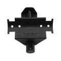 Nationwide Zip-Latch 20" Top Pull Heavy-Duty Gravity Latch for Chain Link Fence Pool Gates (Black)