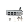 Lockey EC780 Standard Digital Cabinet Lock with Keypad Access - Silver (Vertical)