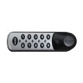 Lockey EC781 Digital Electronic Cabinet Lock For Wet or Chlorinated Areas - EC781 (Silver Left-Handed Orientation Shown)