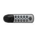 Lockey EC781 Digital Electronic Cabinet Lock For Wet or Chlorinated Areas - EC781 (Silver Right-Handed Orientation Shown)