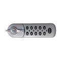 Lockey EC784 Series Electronic Flush Fit Cabinet Lock - EC784 (Silver Right-Handed Orientation Shown)