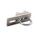 Lockey ED52BL Edge Panic Shield Safety Kit (Silver) - Shield, Panic Bar, Strike Bracket, Key Box, Key Cylinder, Latch Protector, Jamb Stop