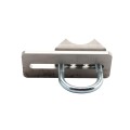 Lockey ED52S7 Edge Panic Shield Safety Kit (Silver) - Shield, Panic Bar, Strike Bracket, Key Box, Key Cylinder, Latch Protector, Jamb Stop