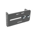 Lockey ED61SM Edge Panic Shield Security Kit (Silver) - Shield, Panic Bar, Strike Bracket, Gate Box, Panic Trim, Latch Protector, Jamb Stop, Max Guard