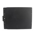 Lockey ED62BW Edge Panic Shield Security Kit (Black) - Shield, Panic Bar, Strike Bracket, Gate Box, Panic Trim, Latch Protector, Jamb Stop, Max Guard