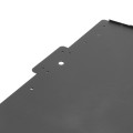 Lockey 24" EDGE Style Panic Shield 3x1, Predrilled To Fit PB1100, PB2500 & V40 Series Panic Bars (Black) - ED3X1BLACK24INCH (Panic Exit Hardware)