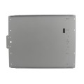 Lockey ED61SM Edge Panic Shield Security Kit (Silver) - Shield, Panic Bar, Strike Bracket, Gate Box, Panic Trim, Latch Protector, Jamb Stop, Max Guard