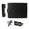 Lockey ED40B Edge Panic Shield Value Kit (Black) - Shield, Strike Bracket, Latch Protector, Jamb Stop
