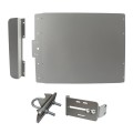 Lockey ED40S Edge Panic Shield Value Kit (Silver) - Shield, Strike Bracket, Latch Protector, Jamb Stop