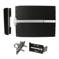 Lockey ED41B Edge Panic Shield Value Kit (Black) - Shield, Panic Bar, Strike Bracket, Latch Protector, Jamb Stop