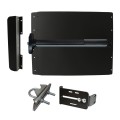 Lockey ED42B Edge Panic Shield Value Kit (Black) - Shield, Panic Bar, Strike Bracket, Latch Protector, Jamb Stop