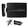 Lockey ED42BL Edge Panic Shield Value Kit (Black) - Shield, Panic Bar, Strike Bracket, Latch Protector, Jamb Stop