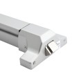 Lockey ED51S Edge Panic Shield Safety Kit (Silver) - Shield, Panic Bar, Strike Bracket, Key Box, Key Cylinder, Latch Protector, Jamb Stop (Panic Exit Hardware)