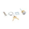 Lockey ED51S Edge Panic Shield Safety Kit (Silver) - Shield, Panic Bar, Strike Bracket, Key Box, Key Cylinder, Latch Protector, Jamb Stop