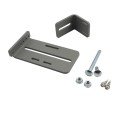 Lockey ED51S Edge Panic Shield Safety Kit (Silver) - Shield, Panic Bar, Strike Bracket, Key Box, Key Cylinder, Latch Protector, Jamb Stop