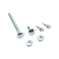 Lockey ED51S Edge Panic Shield Safety Kit (Silver) - Shield, Panic Bar, Strike Bracket, Key Box, Key Cylinder, Latch Protector, Jamb Stop (Panic Exit Hardware)