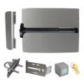 Lockey Edge Panic Shield Safety Kit w/ Panic Bar - Choose Color & Detex V-40 Panic Bar Type