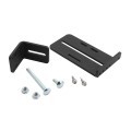 Lockey ED61B Edge Panic Shield Security Kit (Black) - Shield, Panic Bar, Strike Bracket, Gate Box, Panic Trim, Latch Protector, Jamb Stop, Max Guard (Panic Exit Hardware)