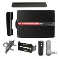 Lockey ED63BLW7 Edge Panic Shield Security Kit (Black) With Strike Bracket, Gate Box