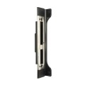 Locinox FIFTYLOCK Complete Set with Handle, Cylinder, Covershield, Keep & Security Accessories (RAL 9005 Jet Black) - FIFTYLOCK-MFG-SET-9005