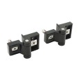 Locinox FIFTYLOCK Complete Set with Handle, Cylinder, Covershield, Keep & Security Accessories (RAL 9005 Jet Black) - FIFTYLOCK-MFG-SET-9005