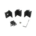 Locinox FORTIMA-SD-K Child Safe Magnetic Gate Latch for Pools & Parks - Square Post Mount with Key Lock