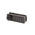 Lockey GM270 Series Gemini Mechanical Combination Cabinet Lock (Black, Right-Handed Orientation) - GM270-B-R (Mechanical Locks)