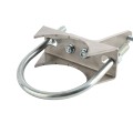 Lockey Gate Stop With 4" U-Bolt for Chain Link Gates - GS-LINX4INCH